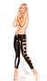 Kitten wet look femme fatale leggings