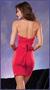 Stretch Jersey Ruched Front Mid Thigh Length Versatile Dress Red