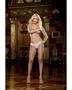 Stretch Lace Thong with Stretch Lace Waistband