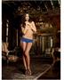 Stretch lace open crotch short
