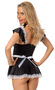 Chamber Maid Dress, Apron, Neck Ribbon and Panty