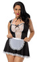 Chamber Maid Dress, Apron, Neck Ribbon and Panty