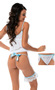 Bridal Babydoll, Panty and Leg Garter