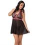Halter Embroidered Babydoll