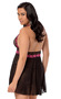 Halter Embroidered Babydoll
