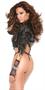 Vivace Diamond Net Teddy with Rhinestone Detail
