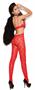 Vivace lace bodystocking with satin bow detail