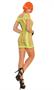 Vivace Strappy Mini Dress Chartreuse