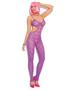 Vivace Lace Bodystocking with Satin Bow Detail