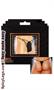 Male power g-string with straps & rings- black