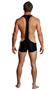 Male Power Sling Short Black