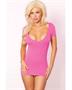 Pink Lipstick Slinky Seamless Mini Dress