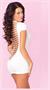 Seamless Mini White Dress