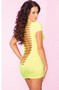 Seamless Mini Yellow Dress