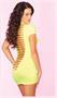 Seamless Mini Yellow Dress
