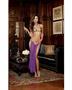3 pc Halter Bra with Coin Trim and Thong Set