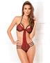 Rene Rofe Strappy Lace Teddy
