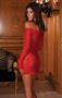 Rene Rofe Long Sleeve Chemise Dress Set
