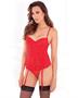 Lace-Up Bustier, Removable Garters and G-String