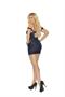 Off the shoulder lace chemise with underwire cups