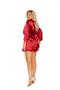 Charmeuse kimono robe with 3/4 sleeves - Plus