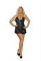 Charmeuse chemise with deep V front - Plus
