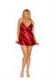 Charmeuse chemise with deep V front - Plus