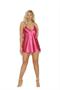 Charmeuse chemise with deep V front - Plus