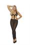 Mesh leggings with elastic waist band - Plus