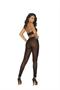 Mesh leggings with elastic waist band.