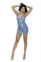 Eyelash lace and mesh chemise