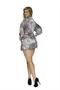Charmeuse kimono robe with 3/4 sleeves - Plus
