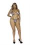 Charmeuse string bra top - Plus
