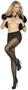 Sheer pantyhose with woven lace back seam.