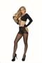 Sheer thong back pantyhose.