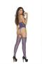 Lace suspender bodystocking.