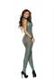 Crochet pothole and lace bodystocking with open crotch.
