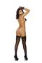 Sheer lace top thigh high with heart scroll applique.