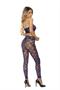 Crochet net cami top with keyhole front and matching leggings.