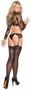 Lace garter belt and matching thong