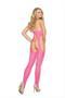Lace suspender bodystocking and matching g-string