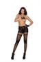 Sheer pantyhose with horizontal detail