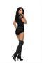 Short sleeve opaque and fence net romper