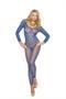 Long sleeve crochet bodystocking