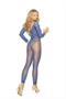 Long sleeve crochet bodystocking