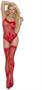 Lace Halter Style Teddy and Thigh Hi