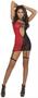 Opaque Mini Dress with Adjustable Garters
