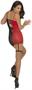 Opaque Mini Dress with Adjustable Garters
