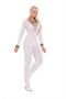 Opaque long sleeve bodystocking