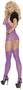 Cut Out Halter Neck Suspender Bodystocking